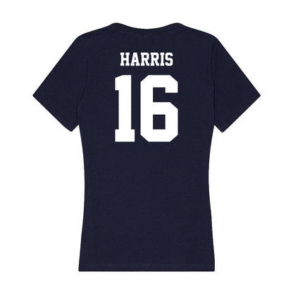 Jackson State - NCAA Baseball : Shemar Harris - Women's V-Neck T-Shirt-1