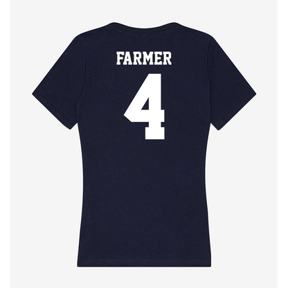 Jackson State - NCAA Women's Soccer : Kianah Farmer - Women's V-Neck T-Shirt-1