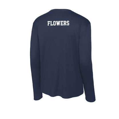Jackson State - NCAA Men's Track & Field : Solomon Flowers - Activewear Long Sleeve T-Shirt-1
