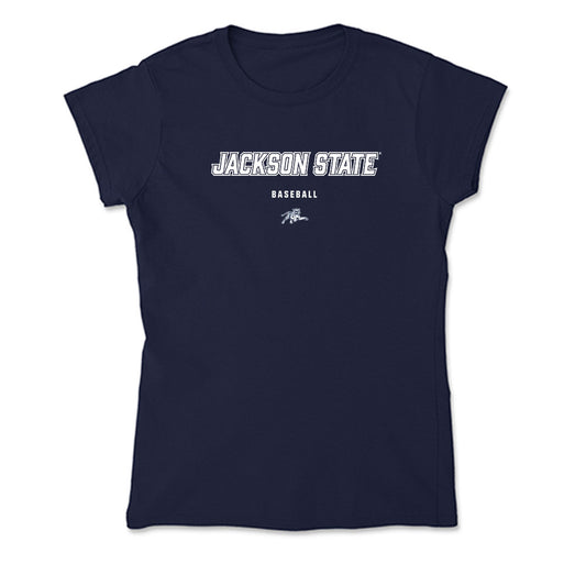 Jackson State - NCAA Baseball : Carson Foster - Soft Style Women’s T-Shirt-0