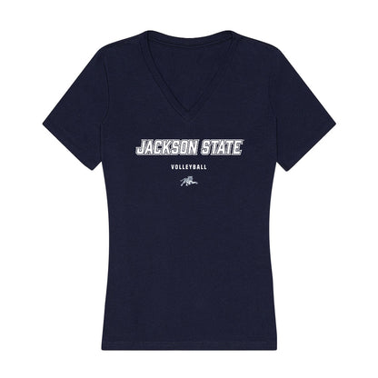 Jackson State - NCAA Women's Volleyball : Hope Briggs - Women's V-Neck T-Shirt-0