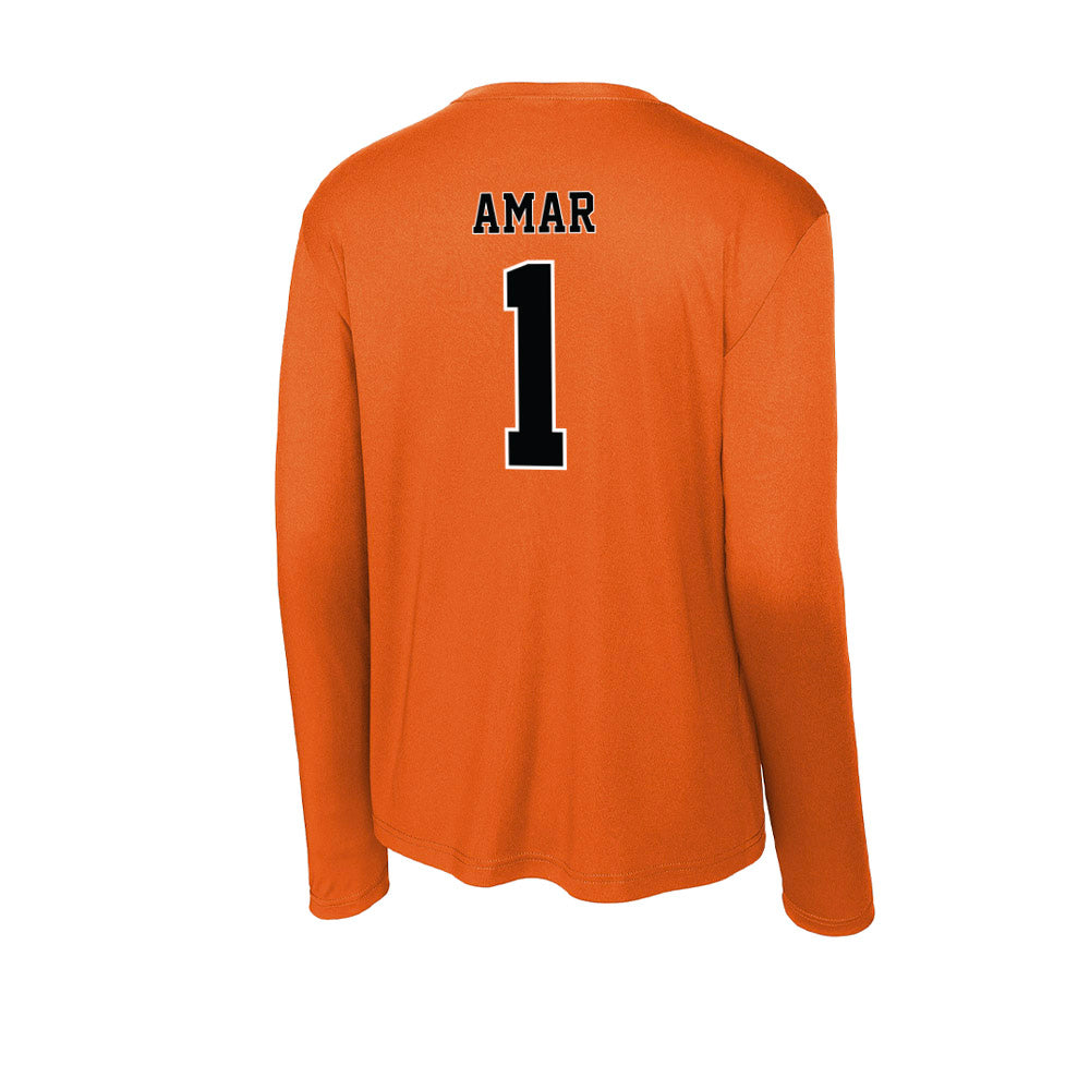 Pacific - NCAA Men's Tennis : Ran Amar - Activewear Long Sleeve T-Shirt-1