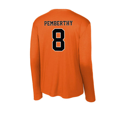 Pacific - NCAA Men's Water Polo : Manuel Pemberthy - Activewear Long Sleeve T-Shirt-1
