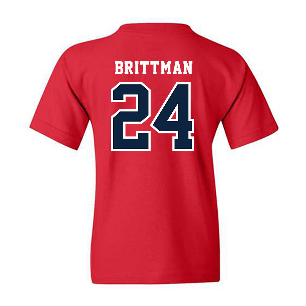 Stony Brook - NCAA Men's Lacrosse : Zach Brittman - Classic Shersey Youth T-Shirt-1