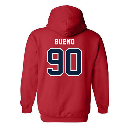 Stony Brook - NCAA Football : Khalid Bueno - Classic Shersey Hooded Sweatshirt-1