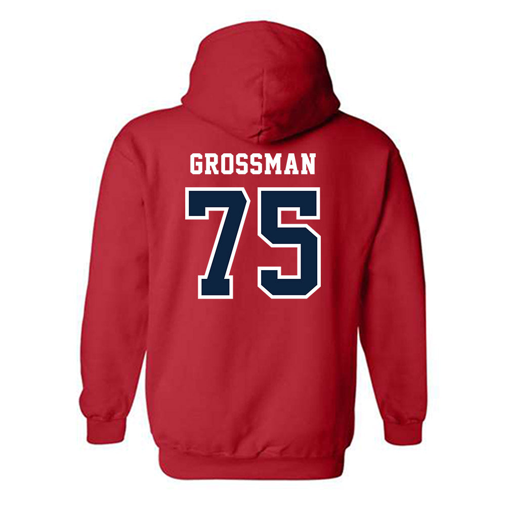 Stony Brook - NCAA Football : Matthew Grossman - Classic Shersey Hooded Sweatshirt-1