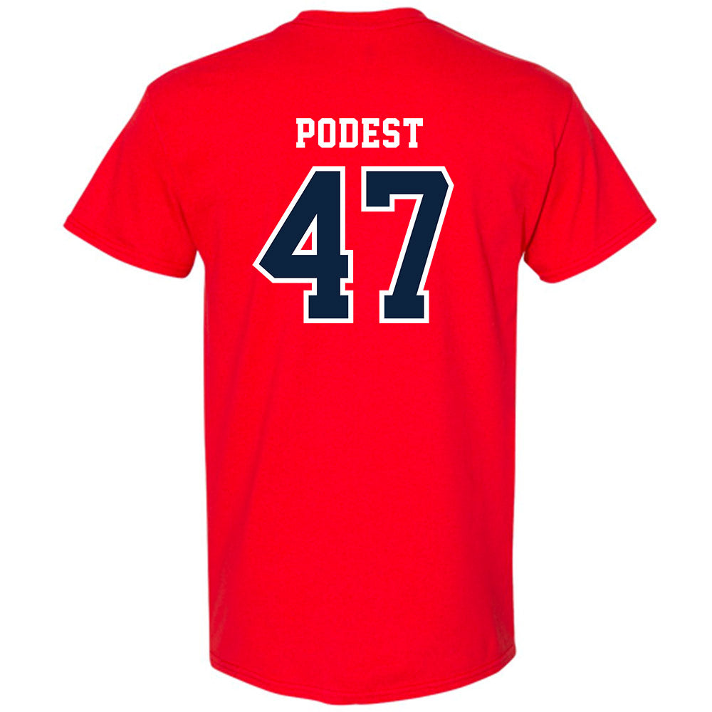 Stony Brook - NCAA Baseball : Jarek Podest - Classic Shersey T-Shirt-1