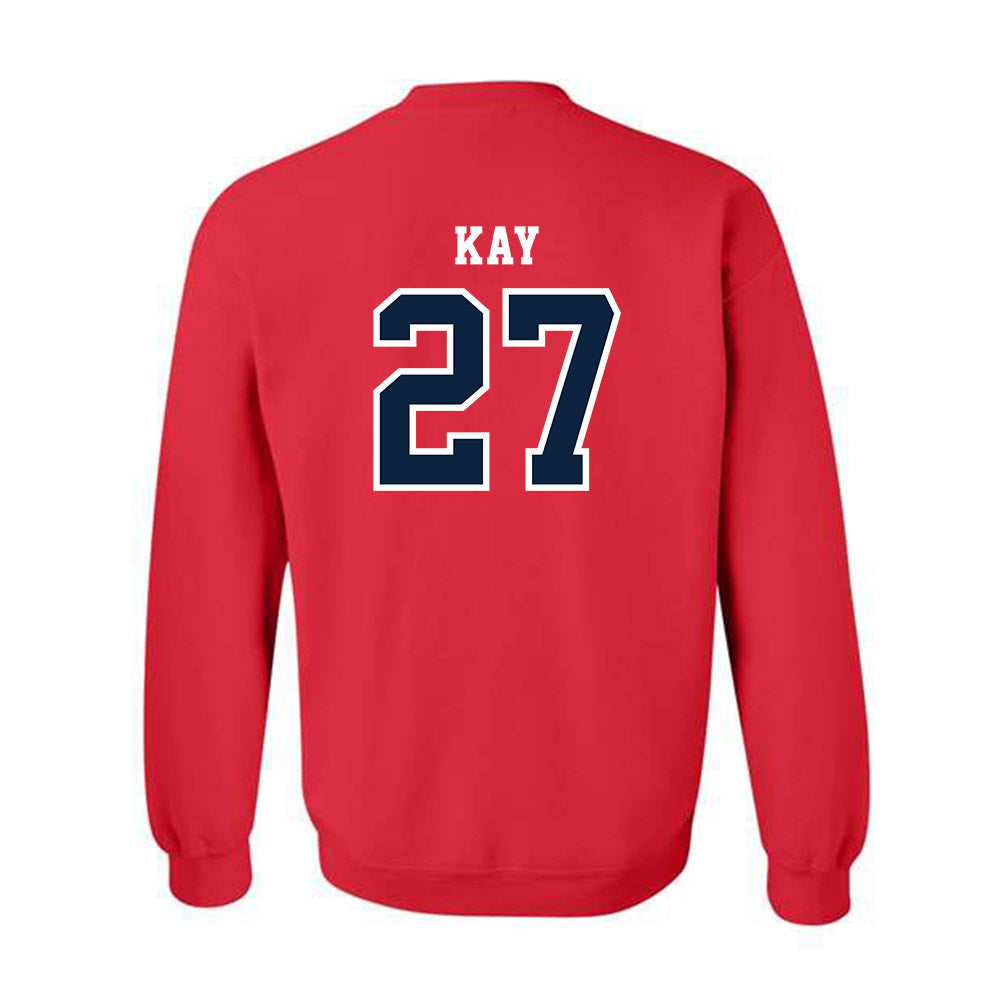 Stony Brook - NCAA Baseball : Evan Kay - Classic Shersey Crewneck Sweatshirt-1