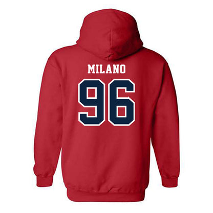 Stony Brook - NCAA Football : Franco Milano - Classic Shersey Hooded Sweatshirt-1