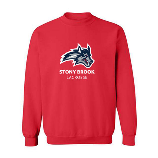 Stony Brook - NCAA Men's Lacrosse : Aiden Clinkscales - Classic Shersey Crewneck Sweatshirt-0