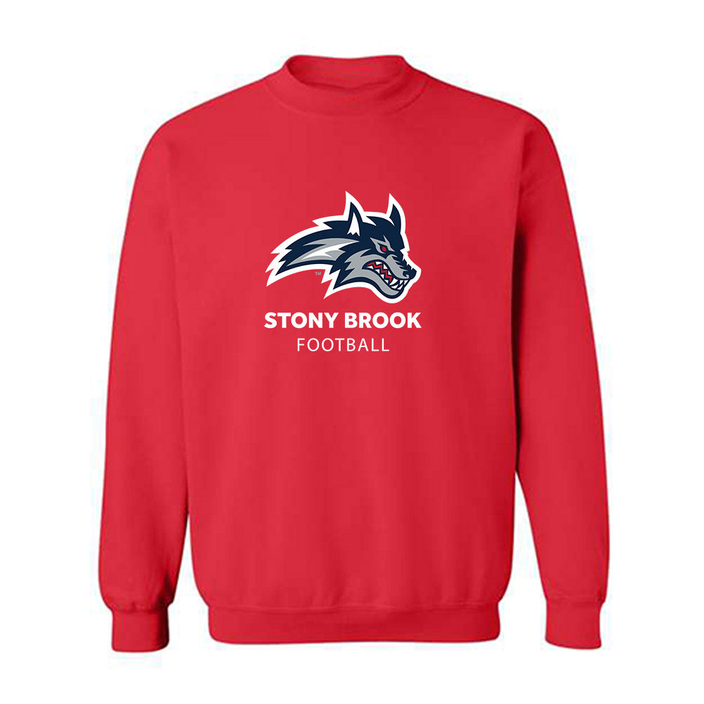 Stony Brook - NCAA Football : Khalid Bueno - Classic Shersey Crewneck Sweatshirt-0