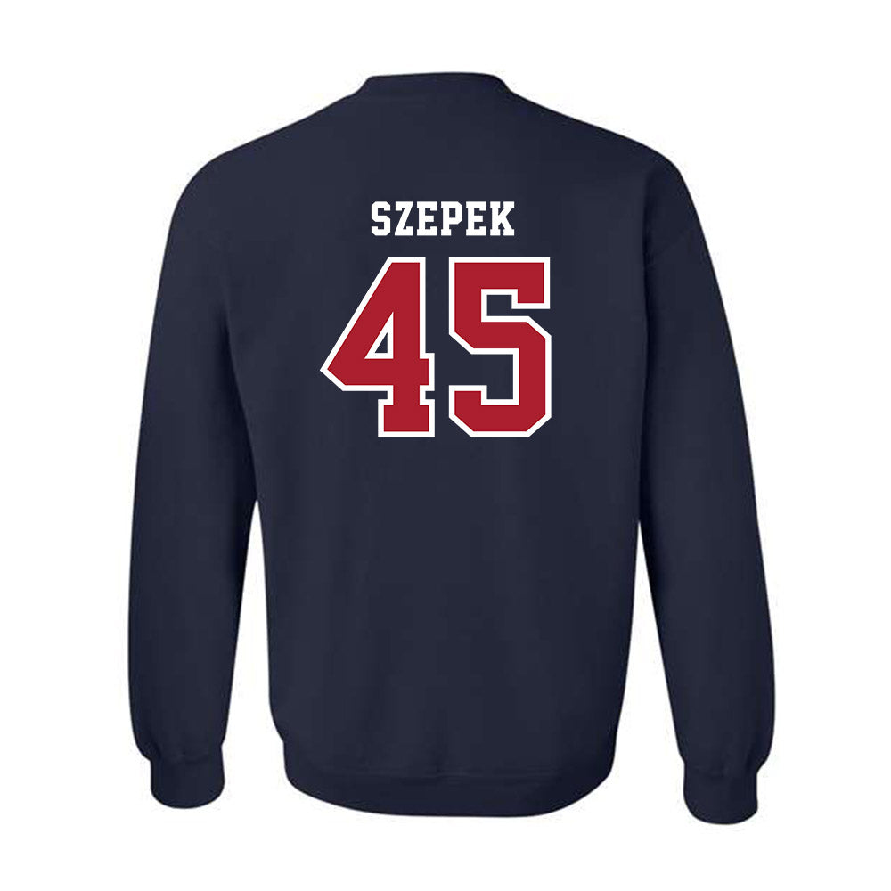 Stony Brook - NCAA Baseball : Luke Szepek - Classic Shersey Crewneck Sweatshirt-1