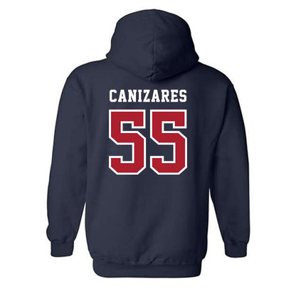 Stony Brook - NCAA Baseball : Matthew Canizares - Classic Shersey Hooded Sweatshirt-1