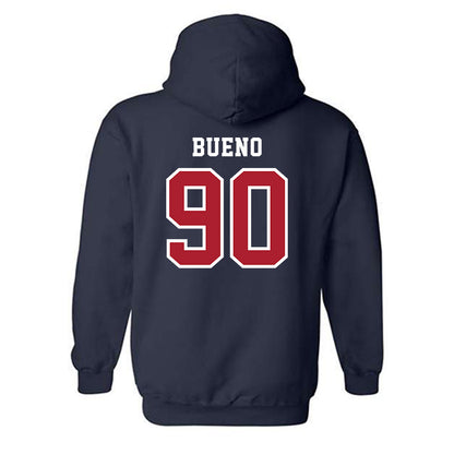 Stony Brook - NCAA Football : Khalid Bueno - Classic Shersey Hooded Sweatshirt-1