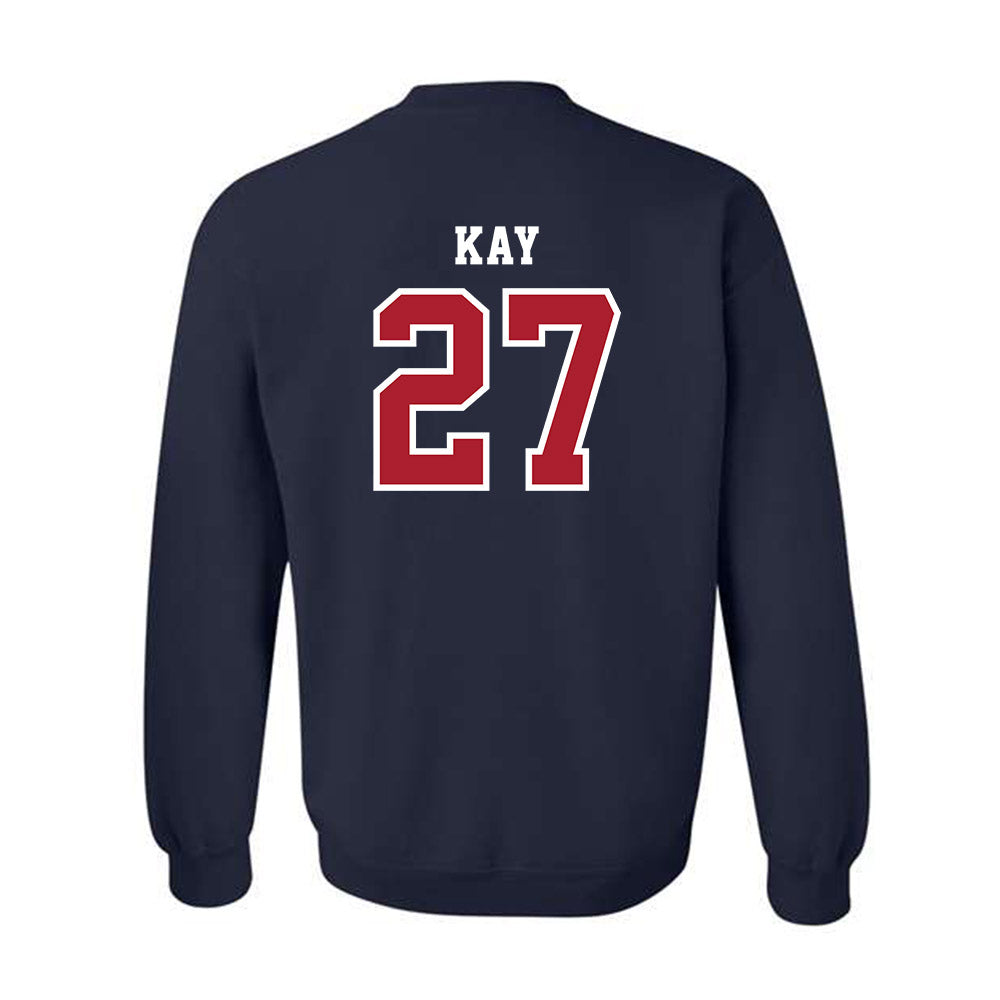 Stony Brook - NCAA Baseball : Evan Kay - Classic Shersey Crewneck Sweatshirt-1