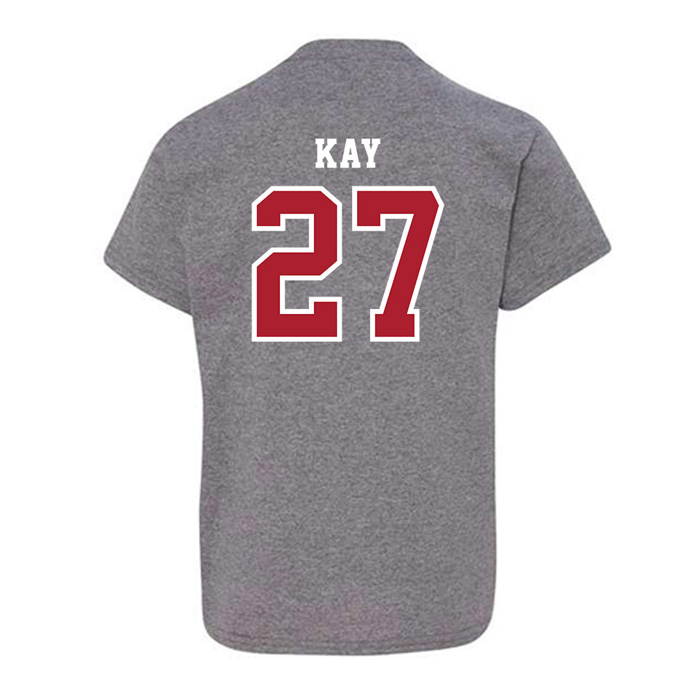 Stony Brook - NCAA Baseball : Evan Kay - Classic Shersey Youth T-Shirt-1