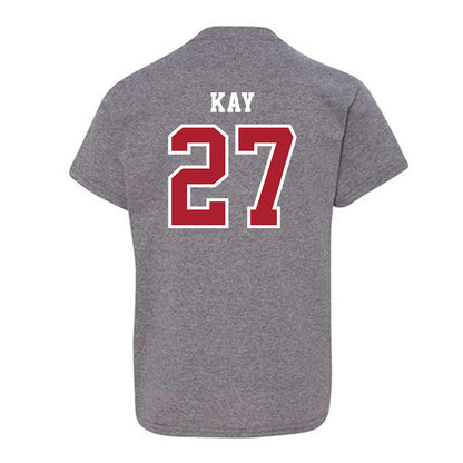 Stony Brook - NCAA Baseball : Evan Kay - Classic Shersey Youth T-Shirt-1