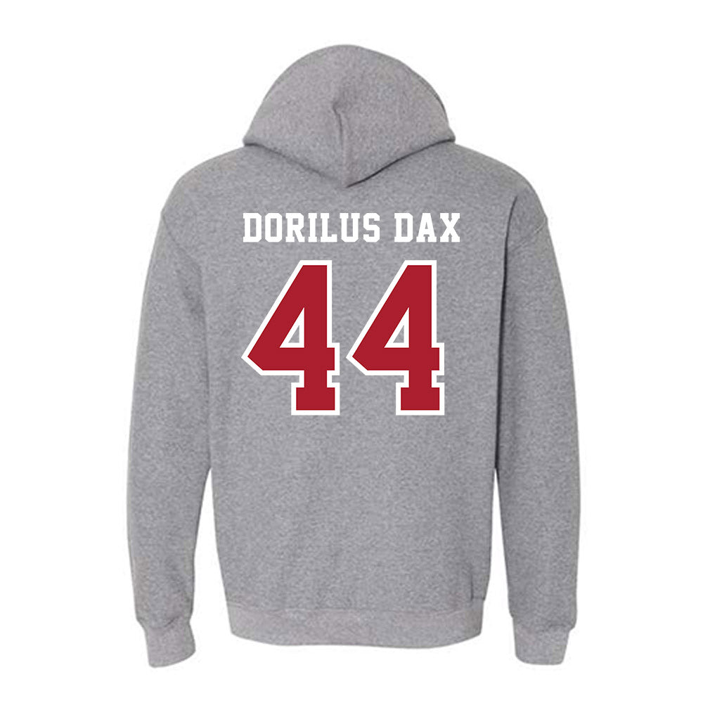Stony Brook - NCAA Football : David Asher Dorilus Dax - Classic Shersey Hooded Sweatshirt-1