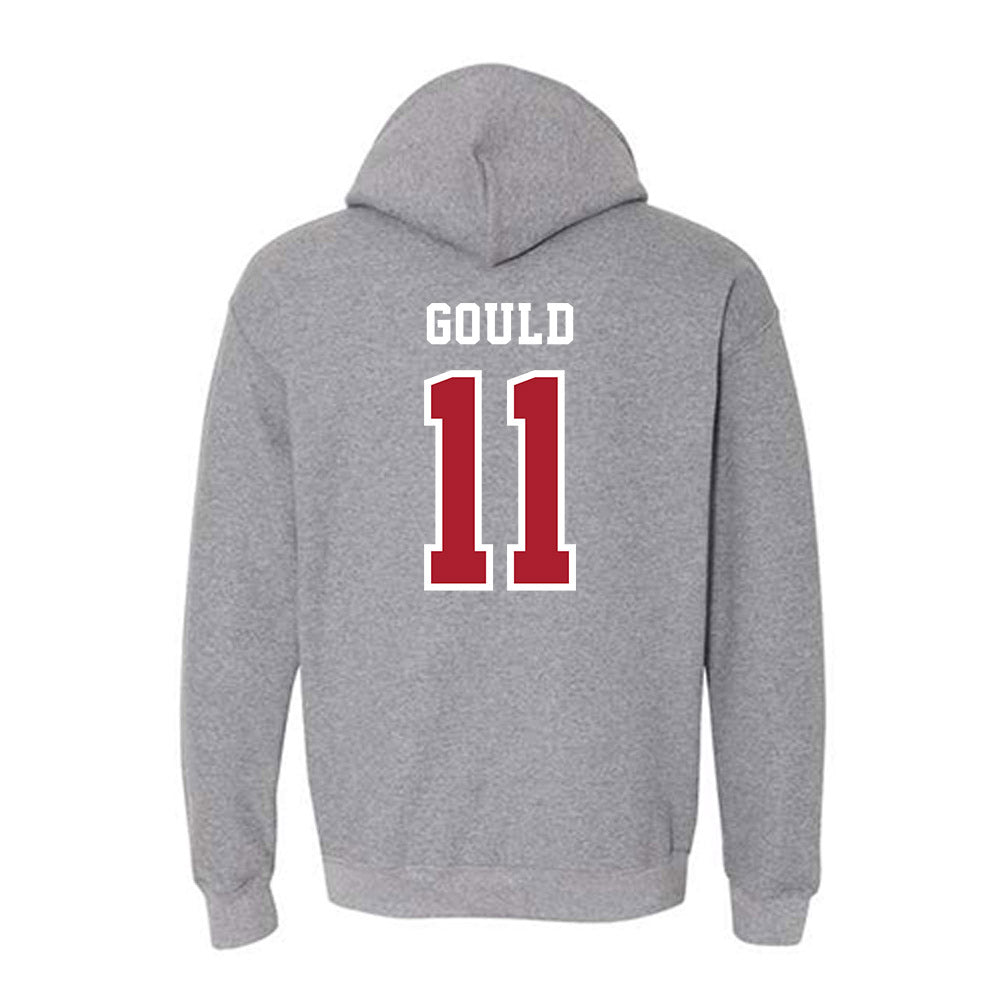 Stony Brook - NCAA Men's Soccer : Jackson Gould - Classic Shersey Hooded Sweatshirt-1