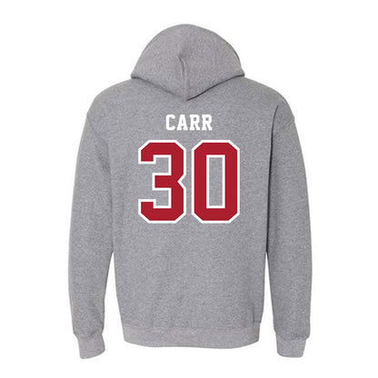 Stony Brook - NCAA Men's Soccer : Trevor Carr - Classic Shersey Hooded Sweatshirt-1