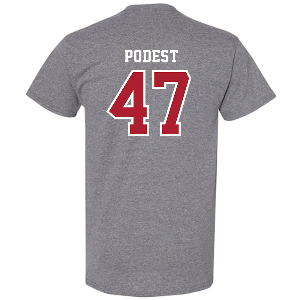 Stony Brook - NCAA Baseball : Jarek Podest - Classic Shersey T-Shirt-1