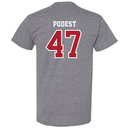 Stony Brook - NCAA Baseball : Jarek Podest - Classic Shersey T-Shirt-1
