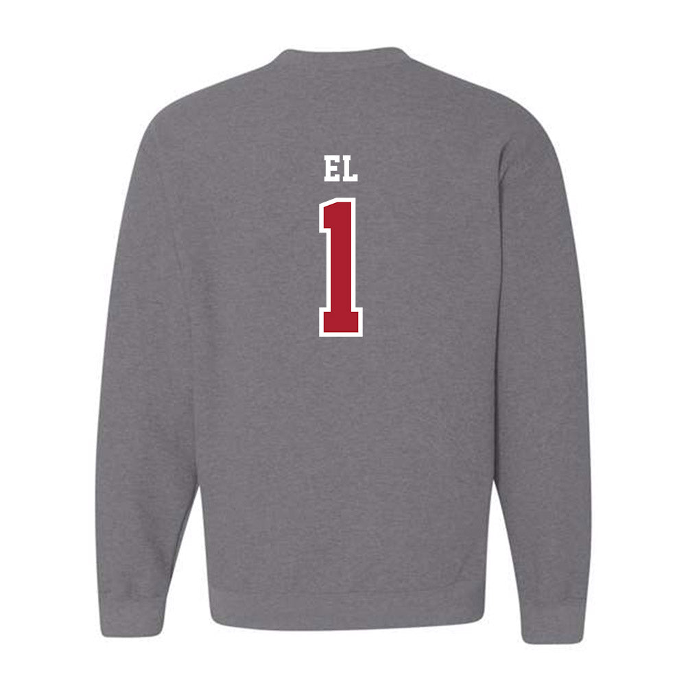 Stony Brook - NCAA Football : Rahkhem El - Classic Shersey Crewneck Sweatshirt-1
