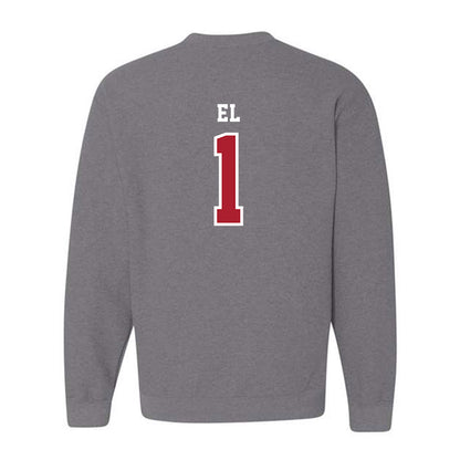Stony Brook - NCAA Football : Rahkhem El - Classic Shersey Crewneck Sweatshirt-1