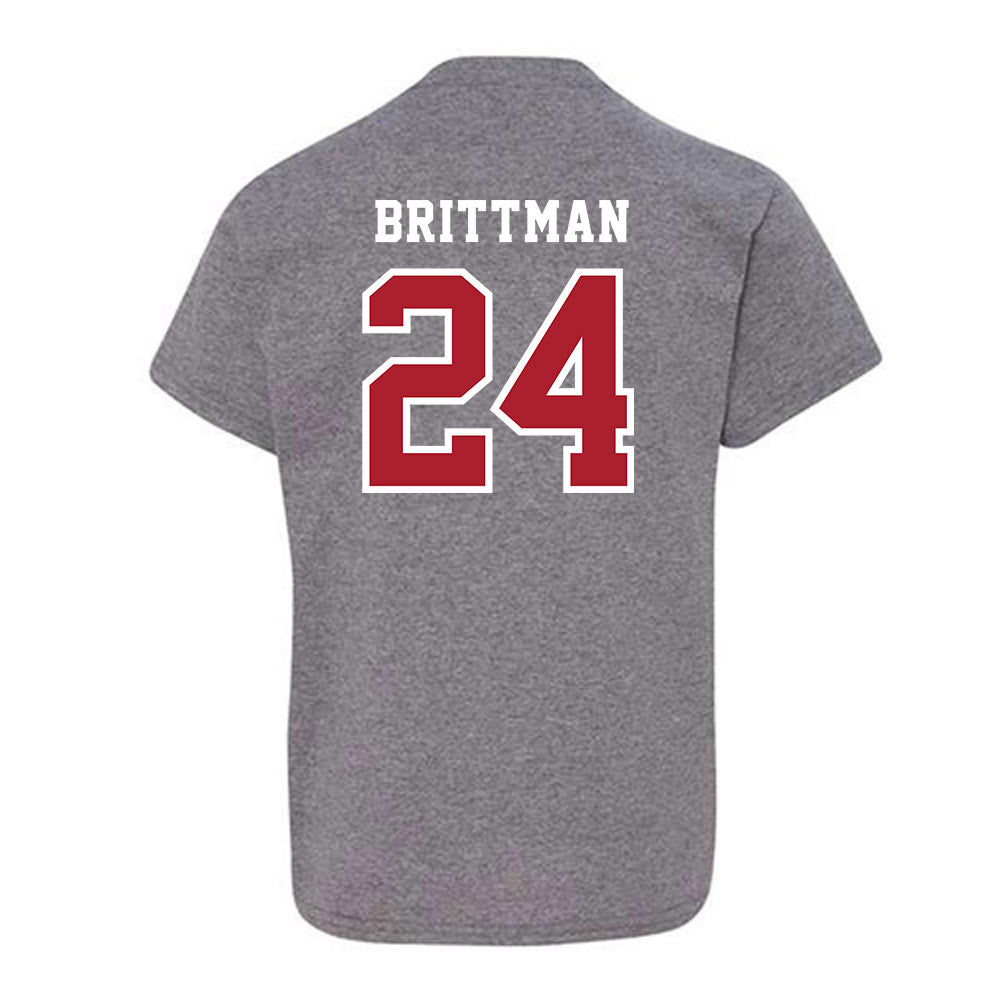 Stony Brook - NCAA Men's Lacrosse : Zach Brittman - Classic Shersey Youth T-Shirt-1