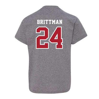 Stony Brook - NCAA Men's Lacrosse : Zach Brittman - Classic Shersey Youth T-Shirt-1