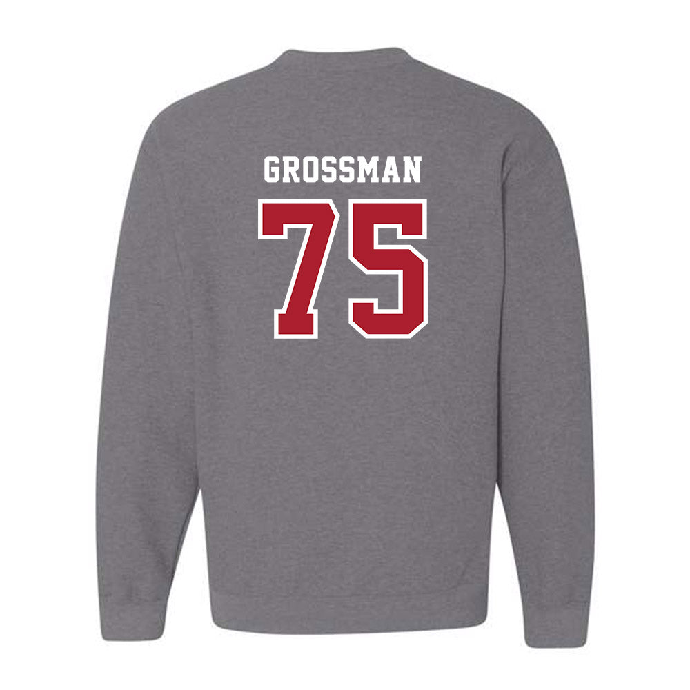 Stony Brook - NCAA Football : Matthew Grossman - Classic Shersey Crewneck Sweatshirt-1