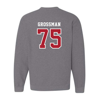 Stony Brook - NCAA Football : Matthew Grossman - Classic Shersey Crewneck Sweatshirt-1