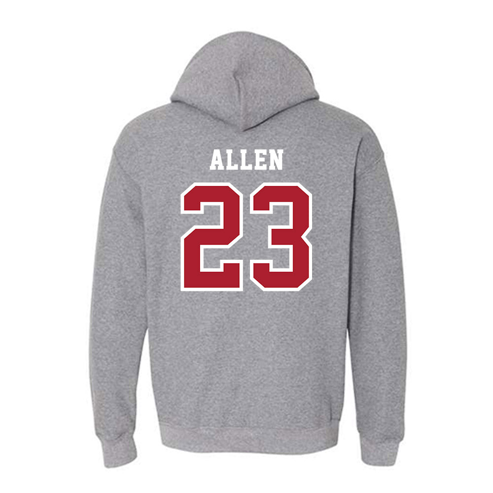 Stony Brook - NCAA Football : Jayson Allen - Classic Shersey Hooded Sweatshirt-1