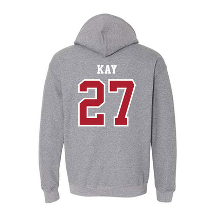 Stony Brook - NCAA Baseball : Evan Kay - Classic Shersey Hooded Sweatshirt-1