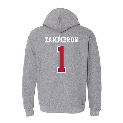 Stony Brook - NCAA Baseball : Nick Zampieron - Classic Shersey Hooded Sweatshirt-1