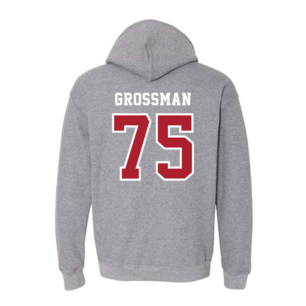 Stony Brook - NCAA Football : Matthew Grossman - Classic Shersey Hooded Sweatshirt-1