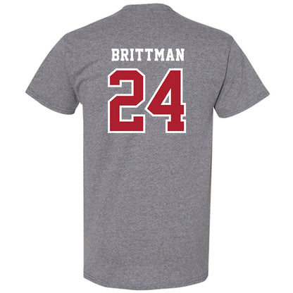 Stony Brook - NCAA Men's Lacrosse : Zach Brittman - Classic Shersey T-Shirt-1