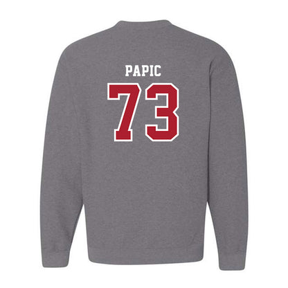 Stony Brook - NCAA Football : Niko Papic - Classic Shersey Crewneck Sweatshirt-1
