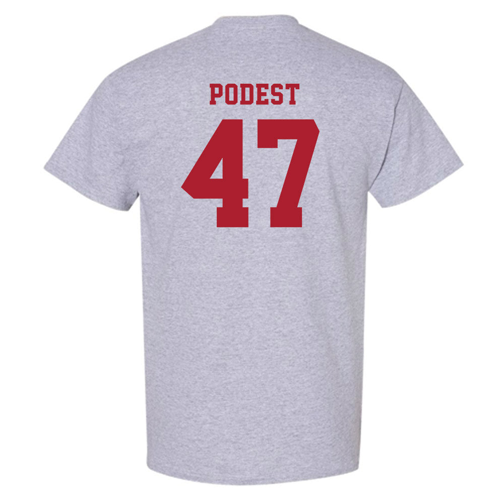 Stony Brook - NCAA Baseball : Jarek Podest - T-Shirt-1