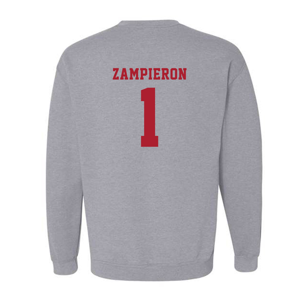 Stony Brook - NCAA Baseball : Nick Zampieron - Crewneck Sweatshirt-1