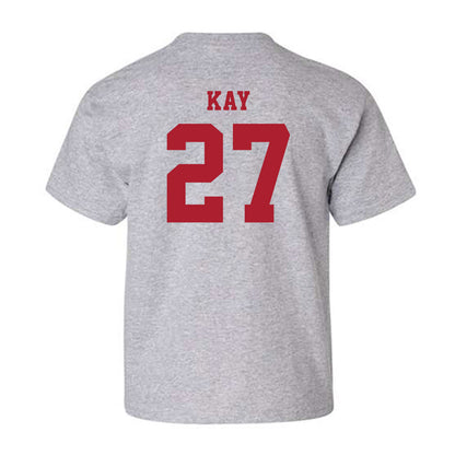 Stony Brook - NCAA Baseball : Evan Kay - Youth T-Shirt-1