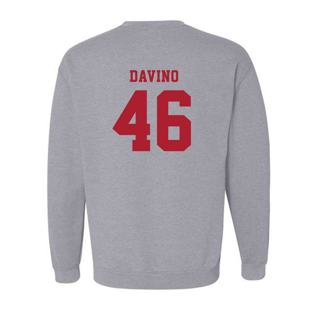 Stony Brook - NCAA Baseball : Brett Davino - Crewneck Sweatshirt-1