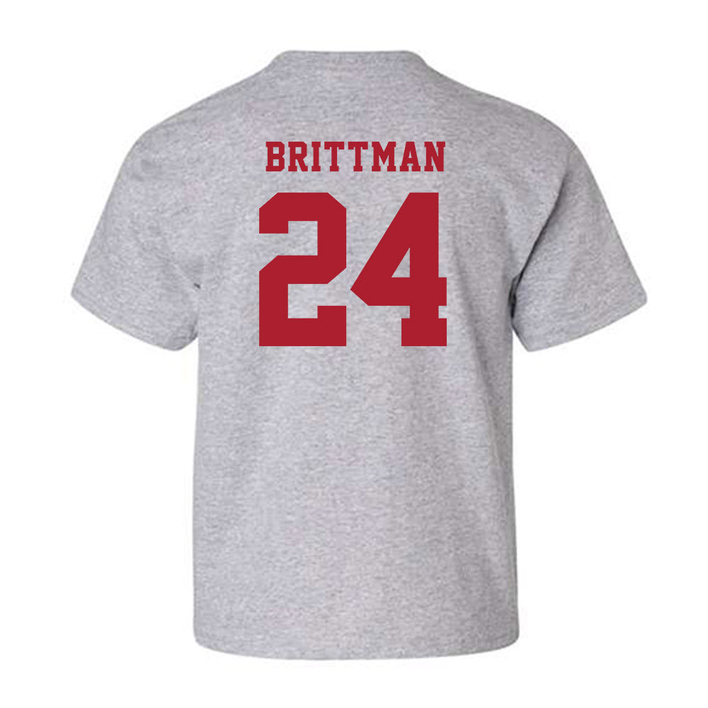 Stony Brook - NCAA Men's Lacrosse : Zach Brittman - Youth T-Shirt-1