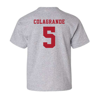 Stony Brook - NCAA Baseball : Hunter Colagrande - Youth T-Shirt-1