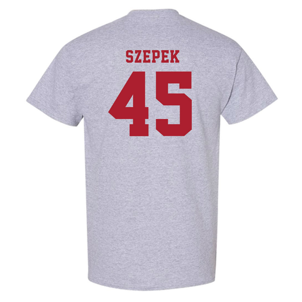 Stony Brook - NCAA Baseball : Luke Szepek - T-Shirt-1