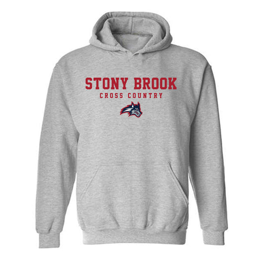 Stony Brook - NCAA Women's Cross Country : Logan Barsalow - Hooded Sweatshirt-0