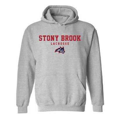 Stony Brook - NCAA Men's Lacrosse : Zach Brittman - Hooded Sweatshirt-0