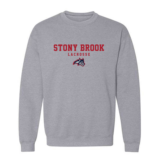 Stony Brook - NCAA Men's Lacrosse : Aiden Clinkscales - Crewneck Sweatshirt-0