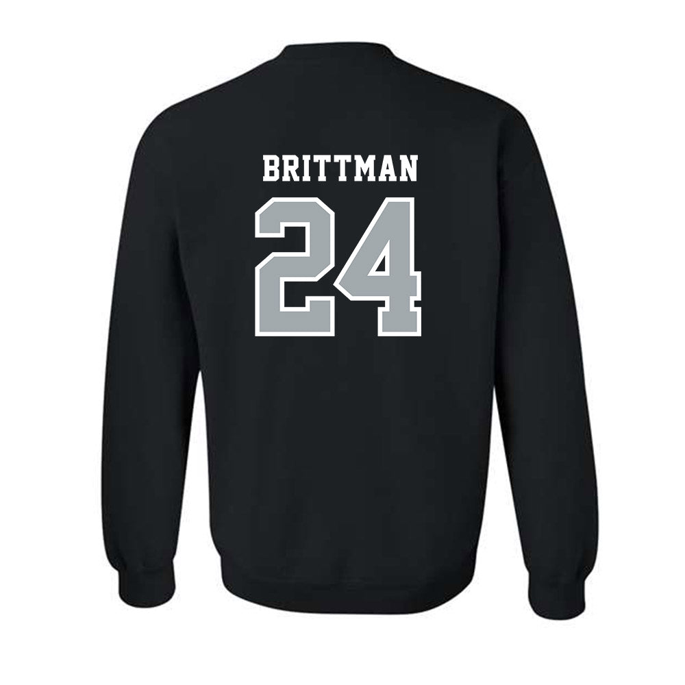 Stony Brook - NCAA Men's Lacrosse : Zach Brittman - Classic Shersey Crewneck Sweatshirt-1