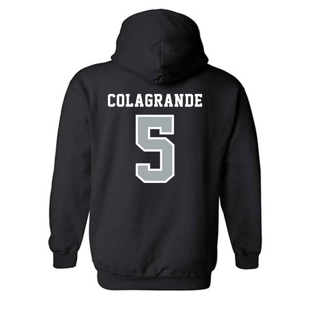 Stony Brook - NCAA Baseball : Hunter Colagrande - Classic Shersey Hooded Sweatshirt-1